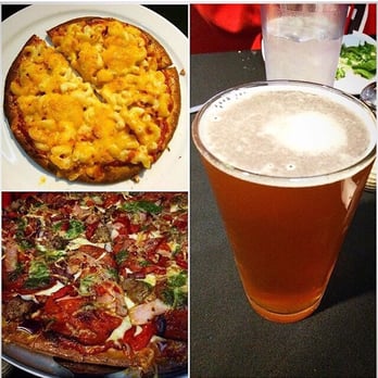 BZ's Bistro - Custom Mac N Cheese pizza for my son and the Hammer for us. Washed down with a cold 100IBU IPA. - Pizza Near Me - Tucson, Arizona