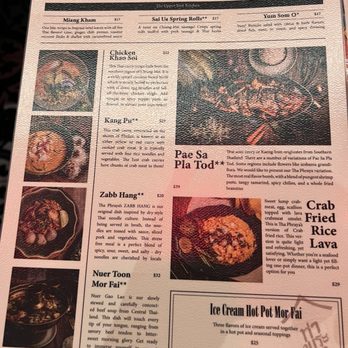 Tha Phraya - Menu - Thai Near Me - New York, New York