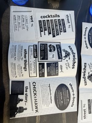 Menu photo 8 Chick & Hawk Encinitas, CA