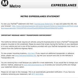 Not a fan of the new Fastrak transponder restriction policy.
