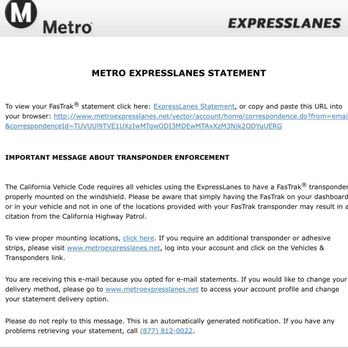 Metro Express Lanes - Not a fan of the new Fastrak transponder restriction policy. - Public Transportation Near Me - El Monte, California
