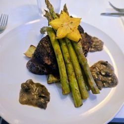 Shelly's Cakes and Catering - Grilled beef tenderloin with mushroom sauce cooked to perfection!