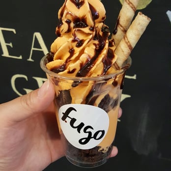Fugo Desserts - Thai tea soft serve :( - Desserts Near Me - Toronto, Ontario Fugo Desserts - Thai tea soft serve :( - Desserts Near Me - Toronto, Ontario