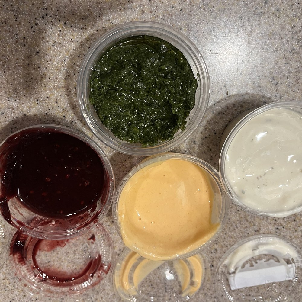 Savory Crust - Blackberry hoisin ginger - chimichurri - ranch - Siracha aioli - Empanadas Near Me - Carol Stream, Illinois Savory Crust - Blackberry hoisin ginger - chimichurri - ranch - Siracha aioli - Empanadas Near Me - Carol Stream, Illinois