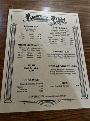 Menu photo 2 The Original Padington’s Pizza Salem, OR