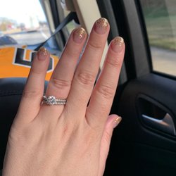Star Nail and Spa - Glitter Ombré nails