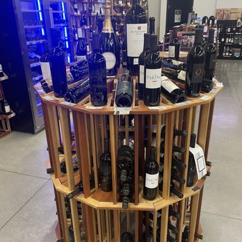 Bottles & Barrels - a display of wine bottles - Beer, Wine & Spirits Near Me - Omaha, Nebraska