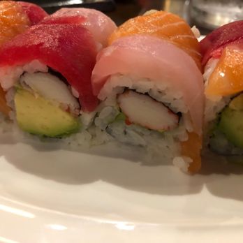 Sakura Japanese Restaurant - Rainbow Roll - AYCE - Sushi Bars Near Me - Wilmington, Delaware