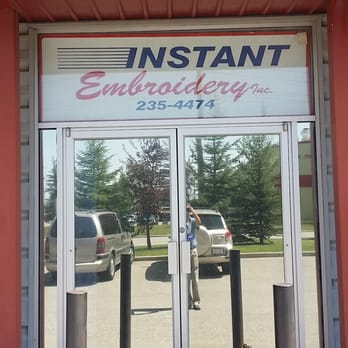Instant Embroidery - Front Door - Screen Printing Near Me - Calgary, Alberta Instant Embroidery - Front Door - Screen Printing Near Me - Calgary, Alberta