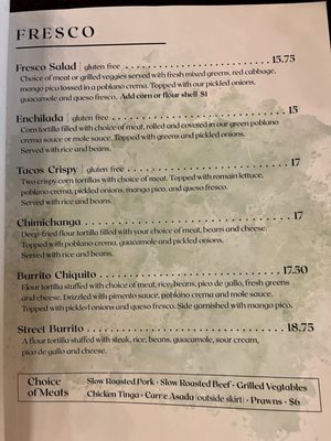 Menu photo 7 COA mexican eatery & tequileria Mount Vernon, WA