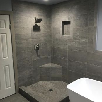 Copacia Construction - Walk in shower. - General Contractors Near Me
