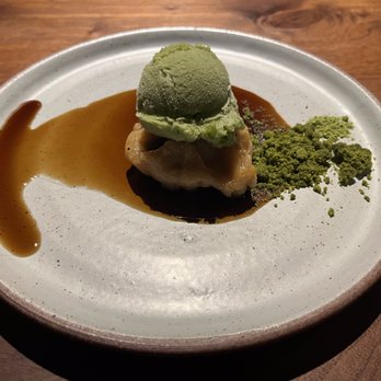 Matsu - Mochi waffle with Matcha and Green Tea Sorbet - Japanese Near Me - Oceanside, California
