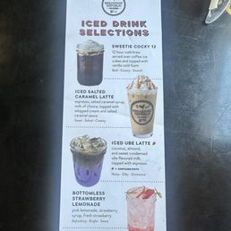 Coffee Bar Menu 9/2026 Coffee Bar Menu 9/2026