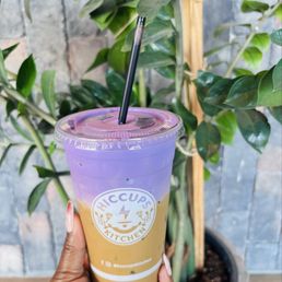 Vietnamese iced coffee with Ube Vietnamese iced coffee with Ube