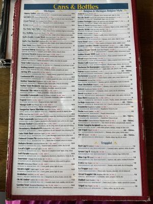 Menu photo 7 The Unicorn Tavern Grand Haven, MI