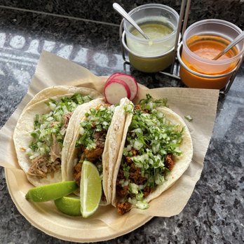 Tortilleria Sinaloa - 3 tacos: carnitas, pastor, and chorizo - Mexican Near Me - Baltimore, Maryland Tortilleria Sinaloa - 3 tacos: carnitas, pastor, and chorizo - Mexican Near Me - Baltimore, Maryland