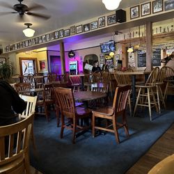 Charly's bar area. This is where we ate.