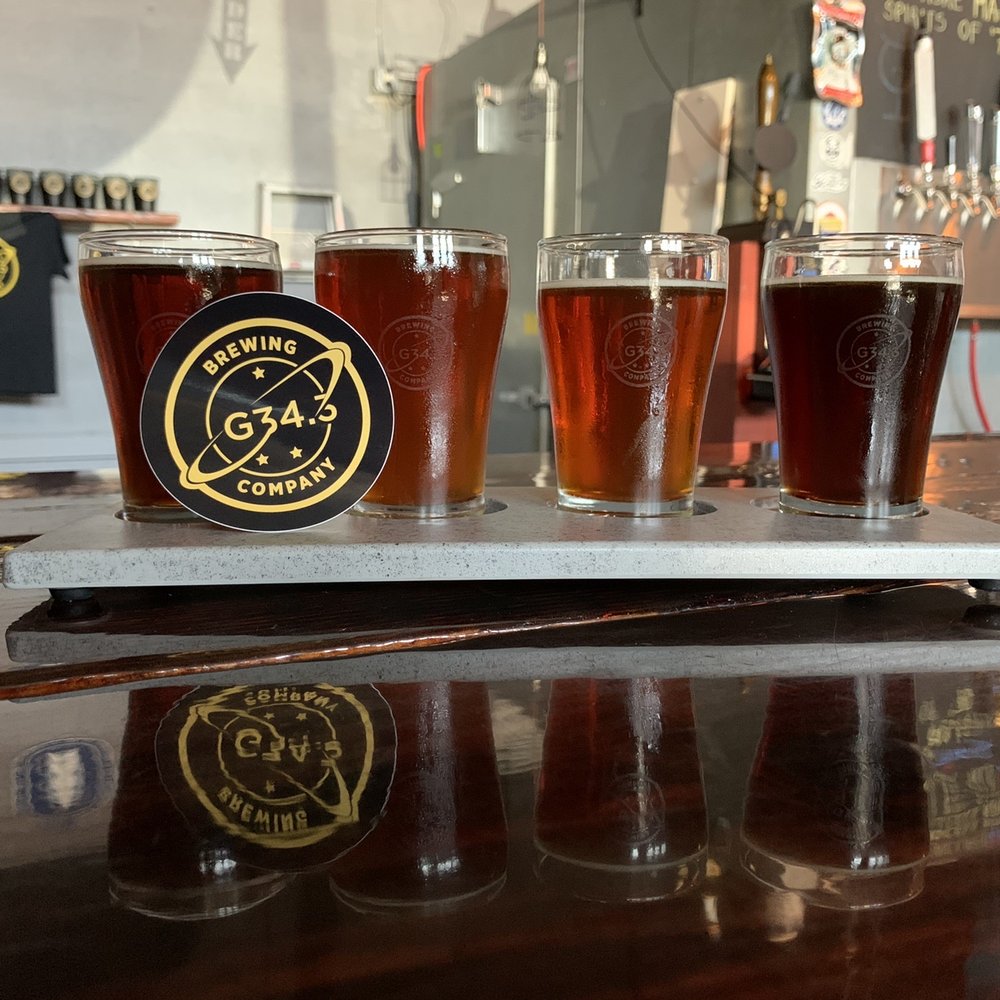 a flight of beers a flight of beers