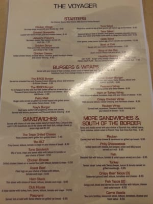 Menu photo 7 Voyager Restaurant Mojave, CA