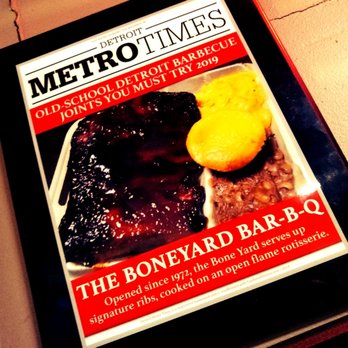 The BoneYard Bar-B-Q - ows the cover of the book - Barbeque Near Me - Dearborn Heights, Michigan The BoneYard Bar-B-Q - ows the cover of the book - Barbeque Near Me - Dearborn Heights, Michigan