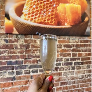 Honeycomb Cafe - It was the lavender mimosa for me - New American Near Me - Belmont, North Carolina