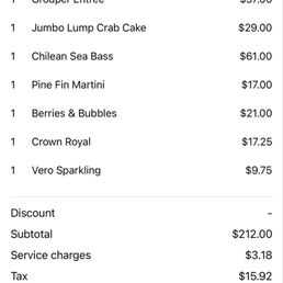 My bill that prove I was there not just make up stories