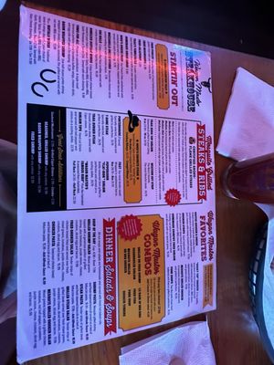 Menu photo 6 Wagon Master Steak House Leesville, LA