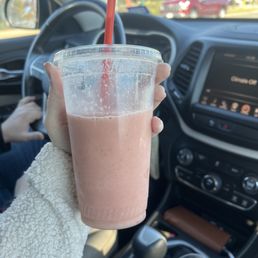 Strawberries gone bananas smoothie