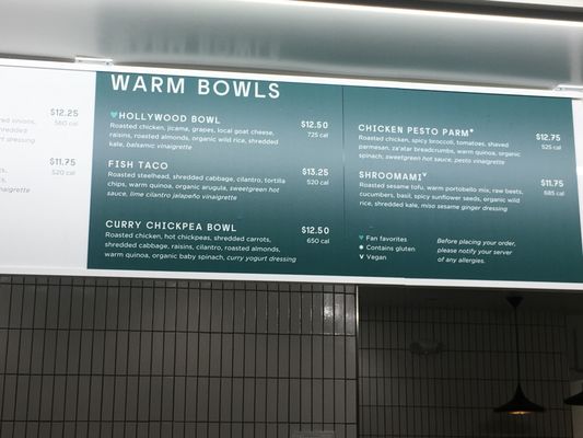 Menu photo 2 sweetgreen - Healthy Salads, Bowls and Plates Los Angeles, CA