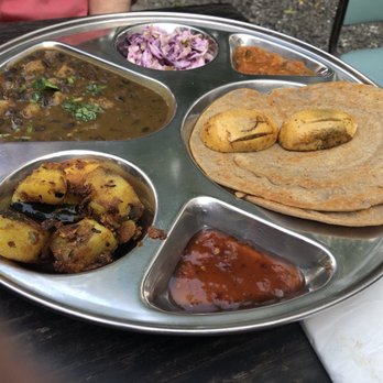 While In Kathmandu - Khana set - roti was the best part - Cafes Near Me - Ridgewood, New York While In Kathmandu - Khana set - roti was the best part - Cafes Near Me - Ridgewood, New York