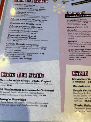 Menu photo 1 Johnny's Luncheonette Newton, MA
