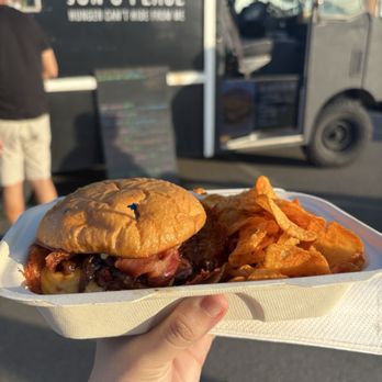 Hungry Jon's Place - Manchild Burger -- never thought that I'd enjoy eating a burger named manchild - Sandwiches Near Me - Honolulu, Hawaii