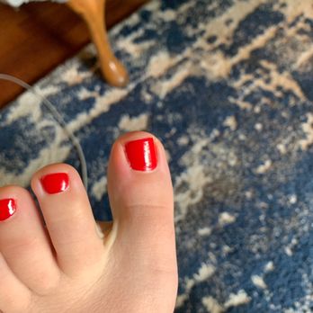 Luxury Nails Spa - After a week of epsom salt baths and antibiotic cream it's still red and hurting ): - Nail Salons Near Me - San Jose, California