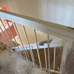 Stairway that was massively dirty