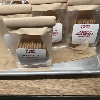 Breads Bakery - Union Square - Heart shaped Hazelnut Sandwich Cookies - Bakeries Near Me - New York, New York