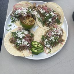 Pulled pork tacos