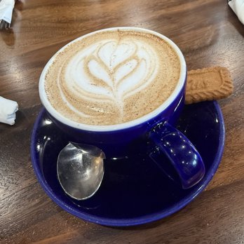 Gina's Kitchen +Catering - I choose and enjoyed a Spanish hot latte, Avocado toast and my complimentary Birthday carrot cake slice - Breakfast & Brunch Near Me - Rancho Cucamonga, California