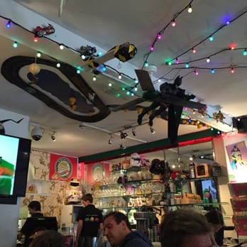 Atomic Burger - There's cool stuff everywhere, even on the ceiling! - Burgers Near Me - Bristol, BST