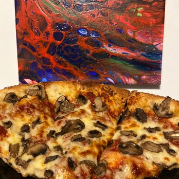 VinLouie's Pizzeria - Mushroom pizza with garlic parm crust. - Chicken Wings Near Me - Hamburg, New York VinLouie's Pizzeria - Mushroom pizza with garlic parm crust. - Chicken Wings Near Me - Hamburg, New York