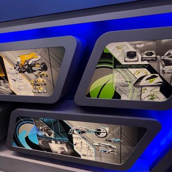 Test Track - Displays make time go faster while waiting in air conditioned line. - Amusement Parks Near Me - Orlando, Florida Test Track - Displays make time go faster while waiting in air conditioned line. - Amusement Parks Near Me - Orlando, Florida