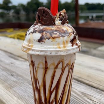 Gonce Marine - Chocolate Covered Pretzel Milkshake - Shaved Ice Near Me - Sparrows Point, Maryland
