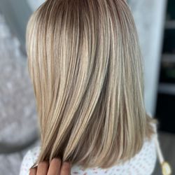 Beauty by Sarai - Full Blonding + shadow root