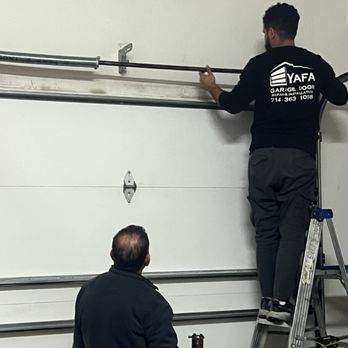 Yafa Garage Door - Take out the old spring - Garage Door Services Near Me - Orange, California Yafa Garage Door - Take out the old spring - Garage Door Services Near Me - Orange, California