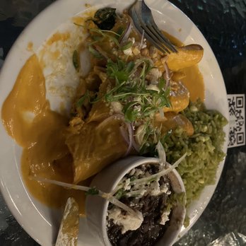 SAUSAL - Chicken Enchiladas with Smoked Cashew Mole (3) - Mexican Near Me - El Segundo, California SAUSAL - Chicken Enchiladas with Smoked Cashew Mole (3) - Mexican Near Me - El Segundo, California