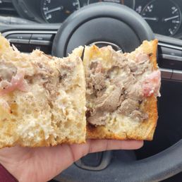 Steak and white cheddar sandwich Steak and white cheddar sandwich