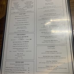 Menu. May 2025 Menu. May 2025