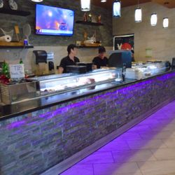 Tokyo Sushi - The sushi bar area.