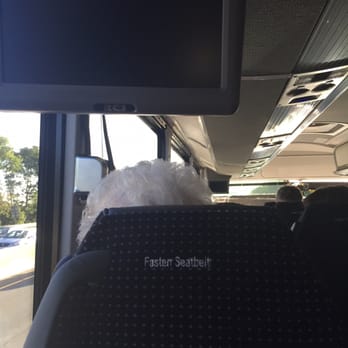 Logan Express - Inside the bus - Airport Shuttles Near Me - Framingham, Massachusetts