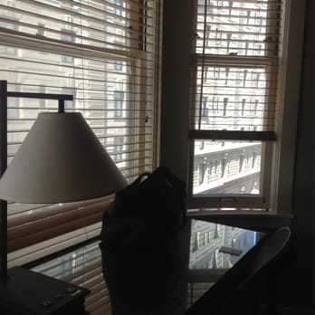 Handlery Union Square Hotel - nice  view  from desk - Hotels Near Me - San Francisco, California