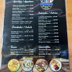 809 Dominican - Menu